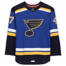 Autographed St. Louis Blues Torey Krug Fanatics Authentic Blue Adidas Authentic Jersey