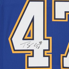 Autographed St. Louis Blues Torey Krug Fanatics Authentic Blue Adidas Authentic Jersey