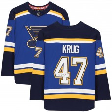 Autographed St. Louis Blues Torey Krug Fanatics Authentic Blue Fanatics Breakaway Jersey