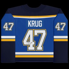 Autographed St. Louis Blues Torey Krug Fanatics Authentic Blue Fanatics Breakaway Jersey