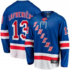Игровая джерси Игровая джерси Alexis Lafreniere New York Rangers Home Breakaway - Blue