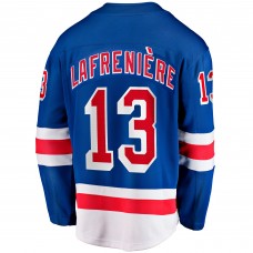 Игровая джерси Игровая джерси Alexis Lafreniere New York Rangers Home Breakaway - Blue