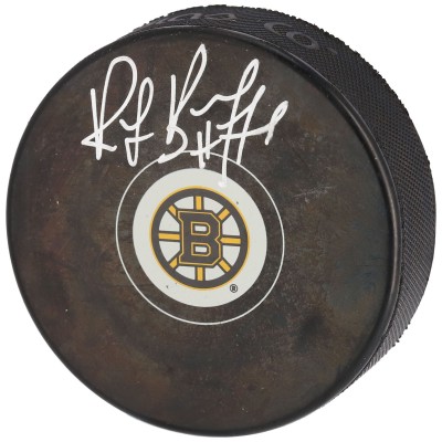 Шайба Autographed Boston Bruins Ray Bourque Fanatics Authentic