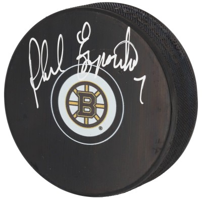 Шайба Autographed Boston Bruins Phil Esposito Fanatics Authentic