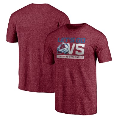 Футболка Colorado Avalanche Core Hometown Tri-Blend - Burgundy
