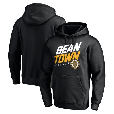 Boston Bruins Black Varsity Collection Pullover Hoodie