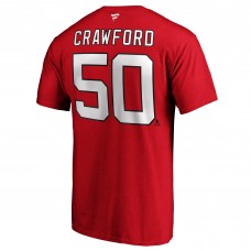Футболка Corey Crawford New Jersey Devils Authentic Stack - Red