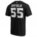 Футболка Quinton Byfield Los Angeles Kings Authentic Stack - Black - оригинальные футболки Лос-Анджелес Кингз