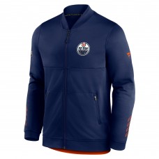 Edmonton Oilers Locker Room Full-Zip Jacket - Navy