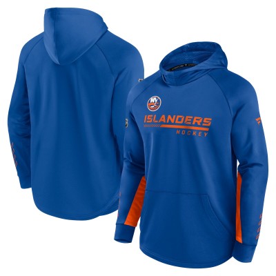 Толстовка с капюшоном New York Islanders Authentic Pro Locker Room Raglan - Royal