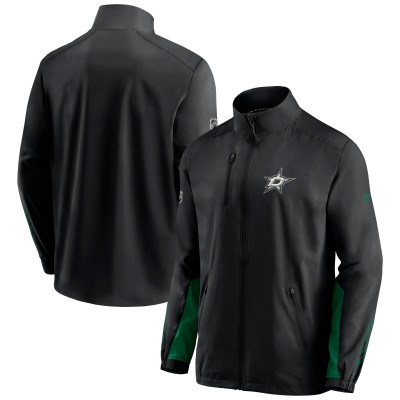 Dallas Stars Authentic Pro Locker Room Rinkside Full-Zip Jacket - Black - оригинальная атрибутика Даллас Старз
