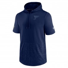 Футболка с капюшоном с капюшоном St. Louis Blues Authentic Pro Travel and Training - Navy