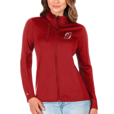 Женская джерси New Devils Antigua Red Generation Full-Zip Jacket