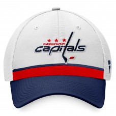 Бейсболка Washington Capitals Fanatics Branded 2021 NHL Draft Authentic Pro On Stage - White/Navy