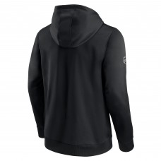 Толстовка на молнии Chicago Blackhawks Authentic Pro Travel & Training - Black