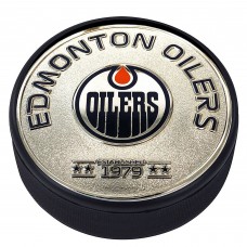 Шайба Edmonton Oilers Medallion Collection Established