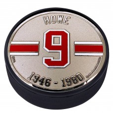 Gordie Howe Detroit Red Wings Medallion Legends Collection Puck