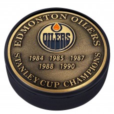 Шайба Edmonton Oilers 5-Time Stanley Cup Champions Medallion Collection