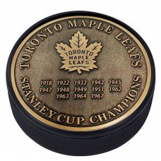 Шайба Toronto Maple Leafs 13-Time Stanley Cup Champions Medallion Collection