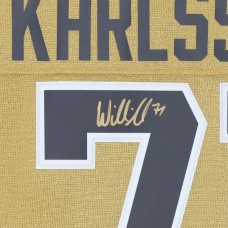 Игровая джерси Autographed Vegas Golden Knights William Karlsson Fanatics Authentic Gold Alternate Fanatics Breakaway