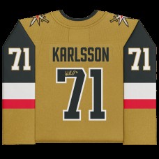 Игровая джерси Autographed Vegas Golden Knights William Karlsson Fanatics Authentic Gold Alternate Fanatics Breakaway