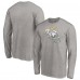 Футболка с длинным рукавом Anaheim Ducks Special Edition Primary Logo - Heather Gray