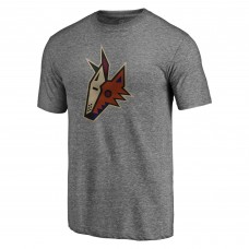 Футболка Arizona Coyotes Special Edition Primary Logo Tri-Blend - Heather Gray