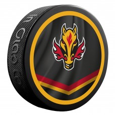 Шайба Calgary Flames Fanatics Authentic Unsigned Inglasco Reverse Retro Logo Hockey