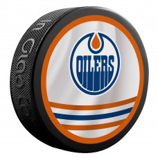 Шайба с автографом Edmonton Oilers Fanatics Authentic Unsigned Inglasco Reverse Retro Logo
