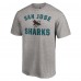 Футболка San Jose Sharks Heather Gray Special Edition Victory Arch