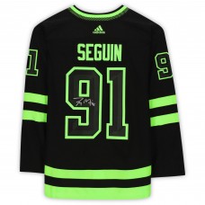 Autographed Dallas Stars Tyler Seguin Fanatics Authentic Black Alternate Adidas Authentic Jersey