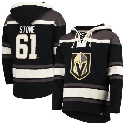 Толстовка Mark Stone Vegas Golden Knights 47 Player Name & Number Lacer - Black