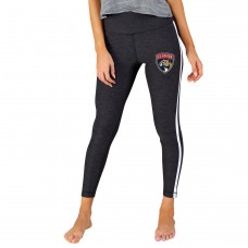 Florida Panthers Concepts Sport Womens Centerline Knit Leggings - Charcoal/White
