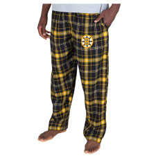 Штаны Boston Bruins Concepts Sport Black/Gold Ultimate Plaid Flannel
