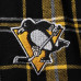 Штаны Pittsburgh Penguins Concepts Sport Black/Gold Ultimate Plaid Flannel