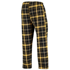 Штаны Pittsburgh Penguins Concepts Sport Black/Gold Ultimate Plaid Flannel