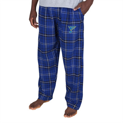 St. Louis Blues Concepts Sport Navy/Gold Ultimate Plaid Flannel Pants