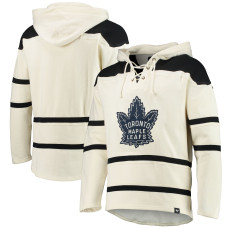 Toronto Maple Leafs 47 Cream Superior Lacer Hoodie Toronto Maple Leafs 47 Cream Superior Lacer Hoodie