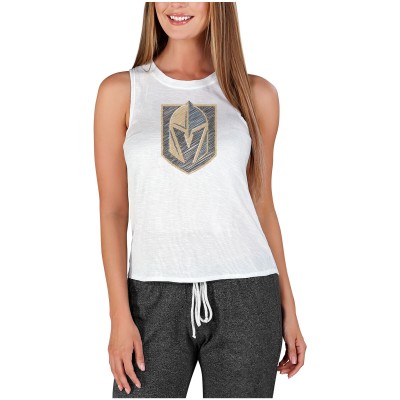Майка Vegas Golden Knights Concepts Sport Womens Gable Knit - White