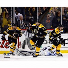Unsigned Boston Bruins Patrice Bergeron, Brad Marchand and Tyler Seguin Fanatics Authentic 2013 Eastern Conference Quarterfinals Game-Winning Goal Photograph
