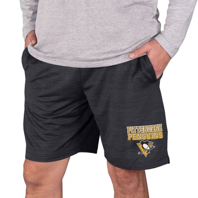 Шорты Pittsburgh Penguins Concepts Sport Bullseye Knit - Charcoal