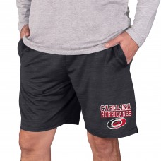 Carolina Hurricanes Concepts Sport Bullseye Knit Jam Shorts - Charcoal