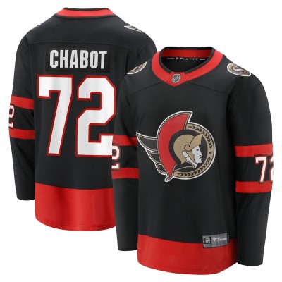 Игровая джерси Thomas Chabot Ottawa Senators Home Breakaway - Black