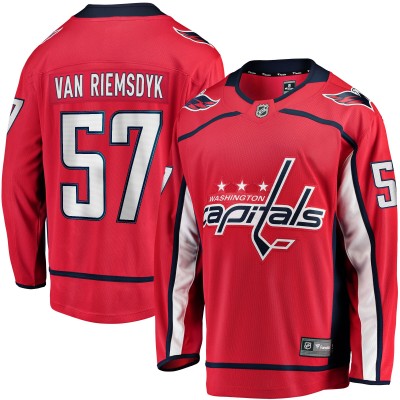 Игровая джерси Trevor van Riemsdyk Washington Capitals Home Breakaway - Red
