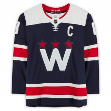 Игровая джерси Autographed Washington Capitals Alex Ovechkin Fanatics Authentic Navy Alternate Adidas Authentic