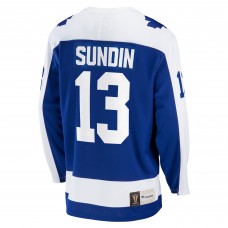 Mats Sundin Toronto Maple Leafs Breakaway Retired Player Jersey - Blue