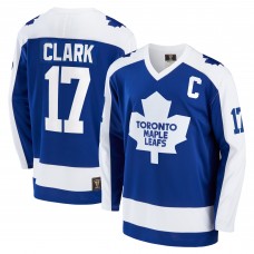 Wendel Clark Toronto Maple Leafs Breakaway Retired Player Jersey - Blue