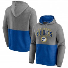 Толстовка St. Louis Blues Block Party Classic Arch Signature - Heathered Gray/Blue