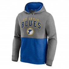 Толстовка St. Louis Blues Block Party Classic Arch Signature - Heathered Gray/Blue