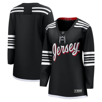 Женская джерси New Devils Fanatics Black Alternate Breakaway